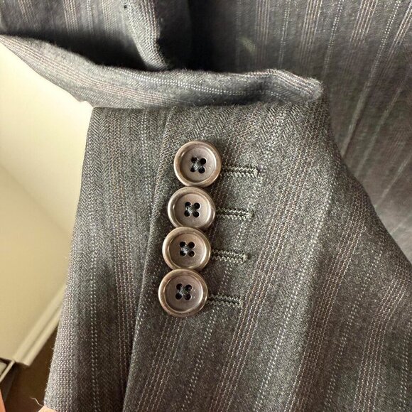 Loro Piana Wool 3 Button Blazer Sport Coat Size 40 - Picture 7 of 11